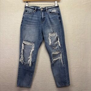 KanCan Ruby High Rise Boyfriend Distressed Size 5 26